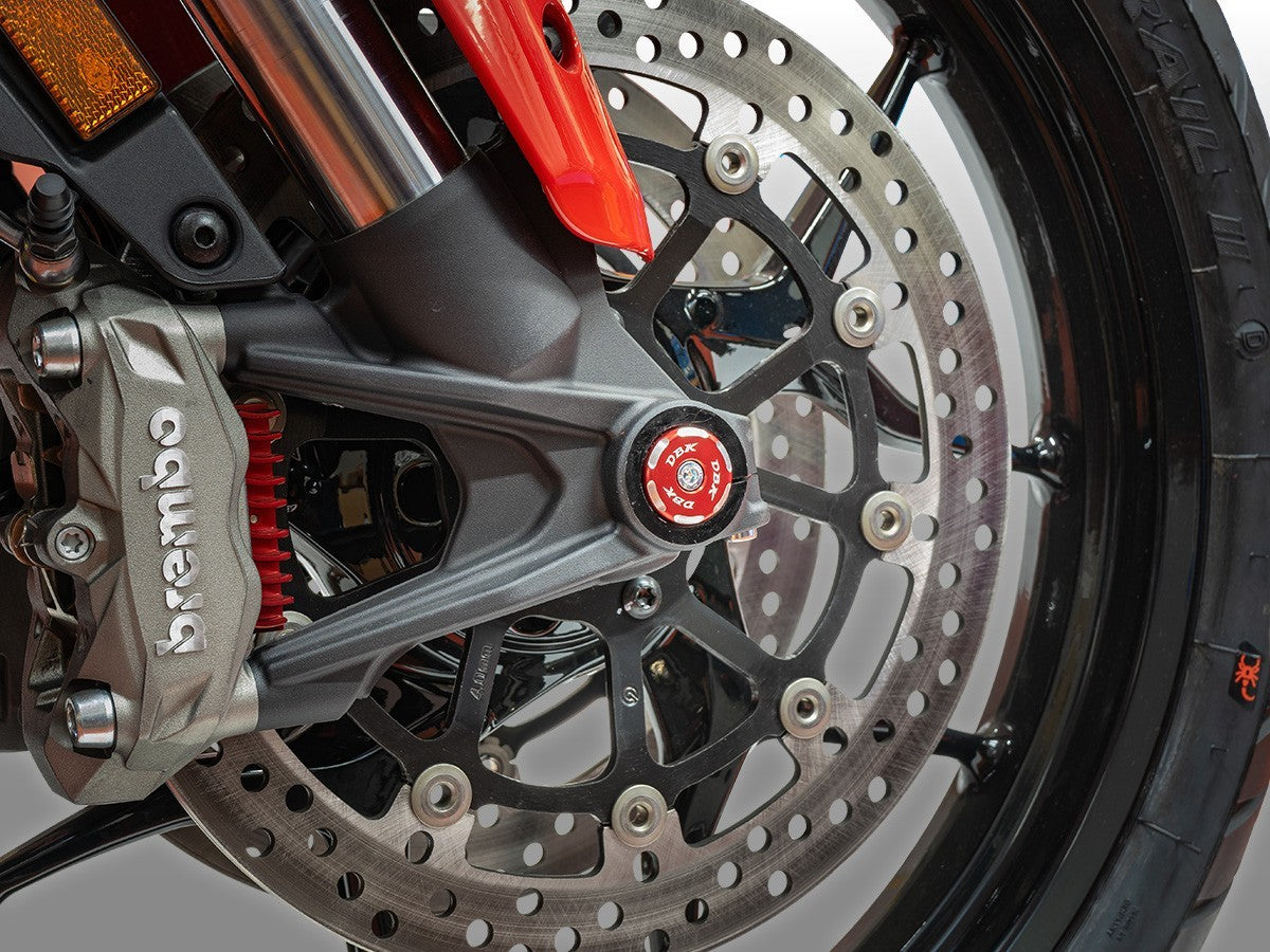 DBK DUCABIKE TRD06 Ducati Front Wheel Cap (right; bi-color) – Accessories in the Motodeal Motorcycle Aftermarket Accessories and Parts Online Shop