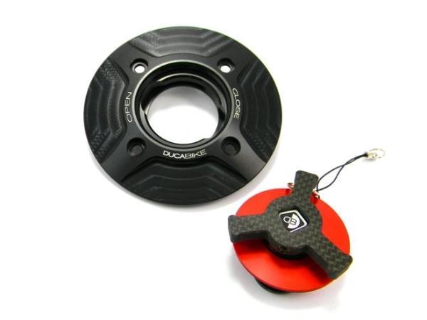 TSB04 - DUCABIKE Ducati Fuel Tank Cap – Accessories in the Motodeal Motorcycle Aftermarket Accessories and Parts Online Shop