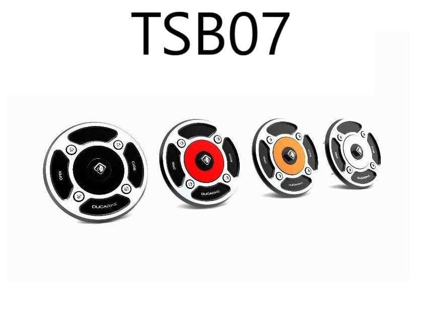 Ducati Scrambler Desert Sled (17/22) OHLINS Steering Damper + DBK / DUCABIKE Mounting Kit & Fuel Tank Cap – Accessories in the Motodeal Motorcycle Aftermarket Accessories and Parts Online Shop