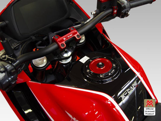 TSB08D - DBK Moto Morini Seiemezzo SCR / STR / X-Cape 650 (2021+) Fuel Tank Cap Kit – Accessories in the Motodeal Motorcycle Aftermarket Accessories and Parts Online Shop