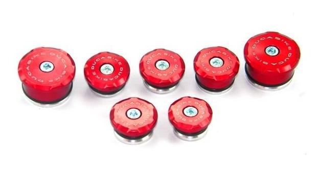 TT109801 - DUCABIKE Ducati 1098/1198/848 Frame Plugs – Accessories in the Motodeal Motorcycle Aftermarket Accessories and Parts Online Shop