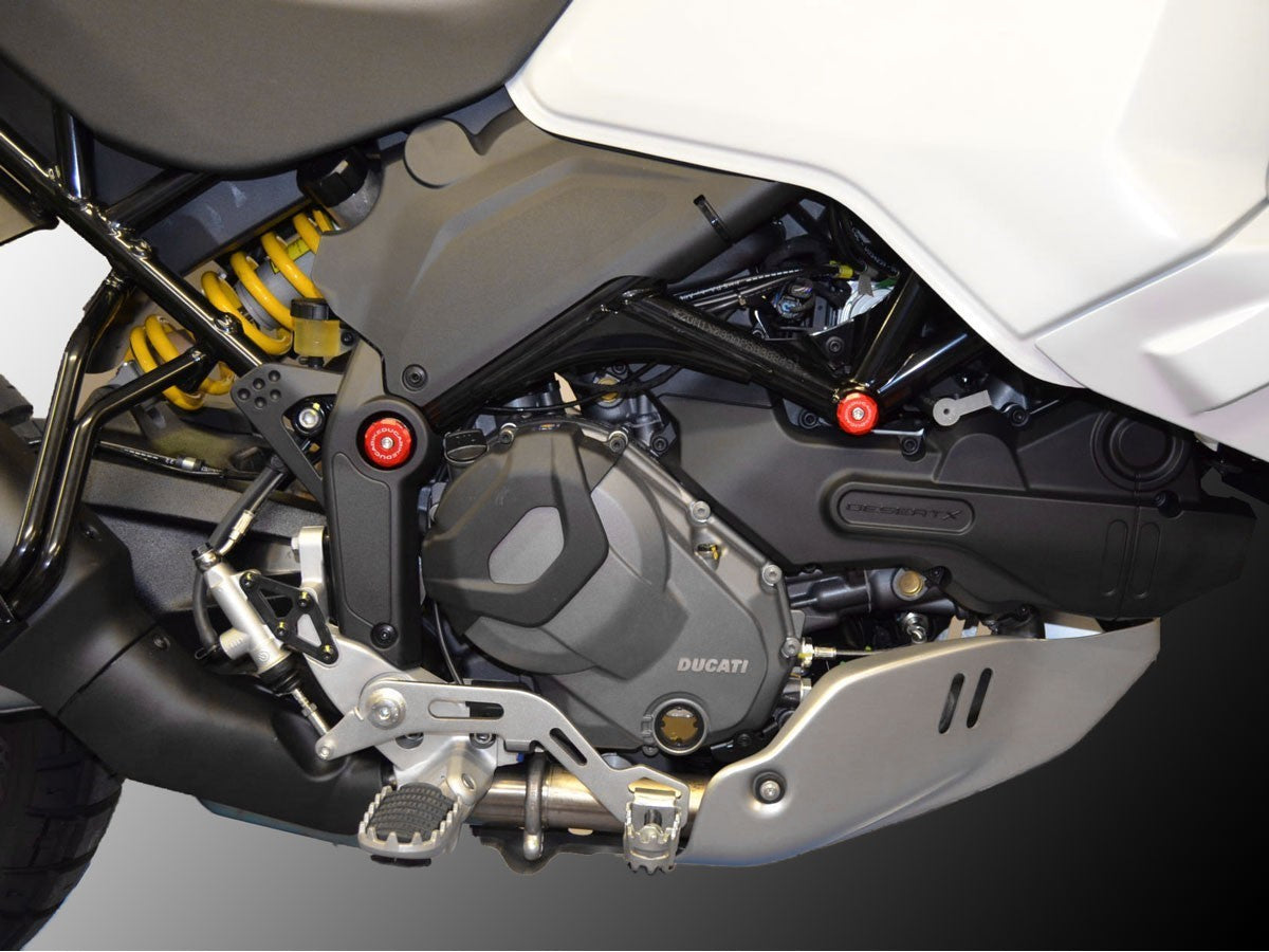 TTDSX01 - DBK Ducati DesertX 937 / Rally (2022+) Frame Plugs Kit (4pcs) – Accessories in the Motodeal Motorcycle Aftermarket Accessories and Parts Online Shop