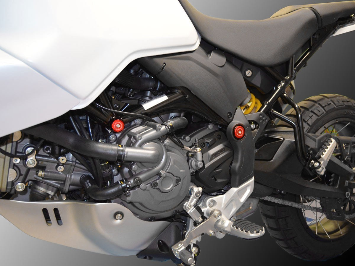 TTDSX01 - DBK Ducati DesertX 937 / Rally (2022+) Frame Plugs Kit (4pcs) – Accessories in the Motodeal Motorcycle Aftermarket Accessories and Parts Online Shop