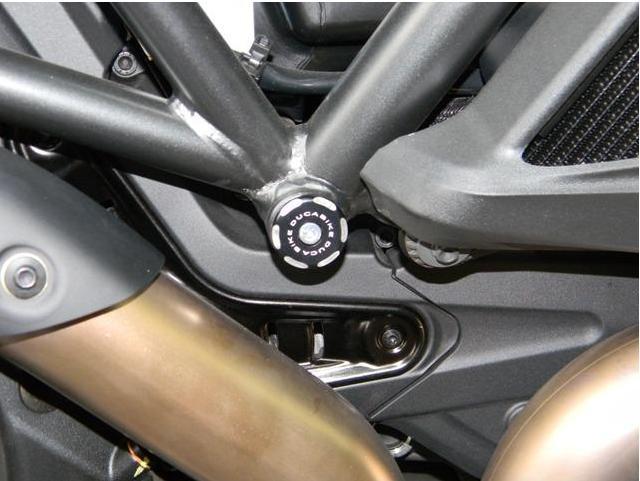 TTDV02 - DUCABIKE Ducati Diavel 1200 Frame Plugs – Accessories in the Motodeal Motorcycle Aftermarket Accessories and Parts Online Shop