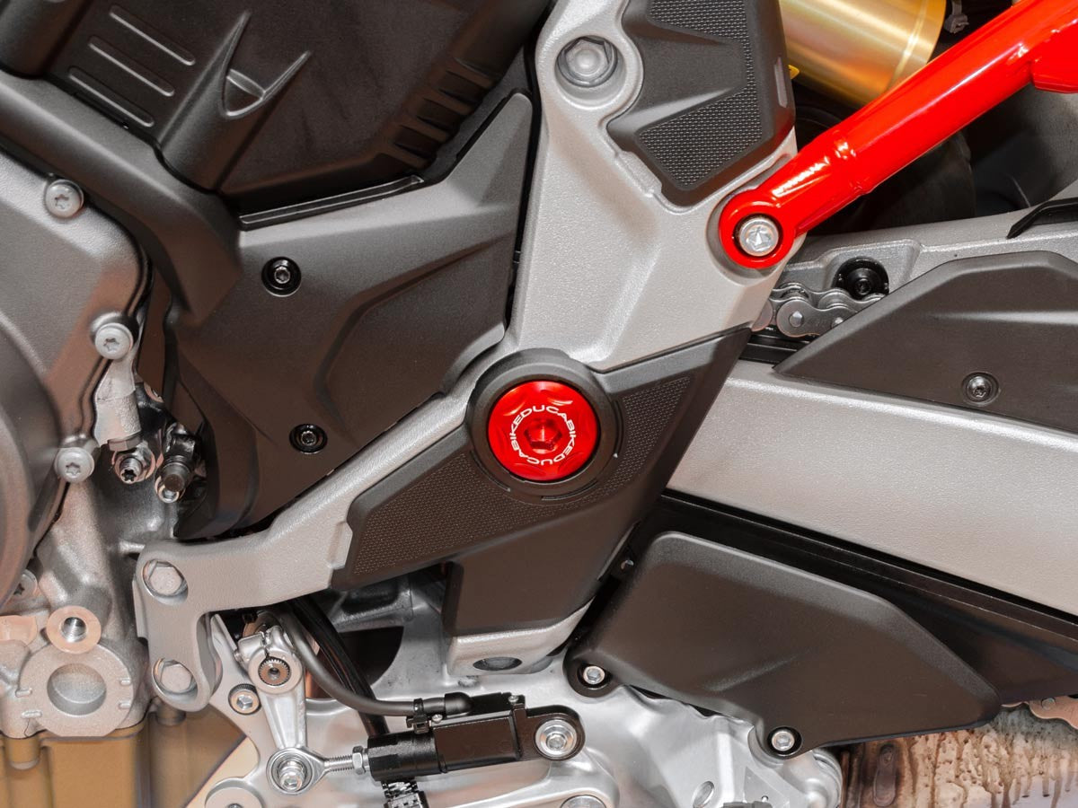 TTF07 - DUCABIKE Ducati Multistrada V4 (2021+) Central Frame Plugs (swingarm) – Accessories in the Motodeal Motorcycle Aftermarket Accessories and Parts Online Shop