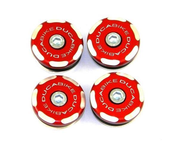 TTM02 - DUCABIKE Ducati Monster Frame Plugs (bi-color) – Accessories in the Motodeal Motorcycle Aftermarket Accessories and Parts Online Shop