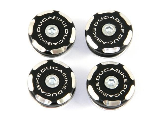 TTM02 - DUCABIKE Ducati Monster Frame Plugs (bi-color) – Accessories in the Motodeal Motorcycle Aftermarket Accessories and Parts Online Shop
