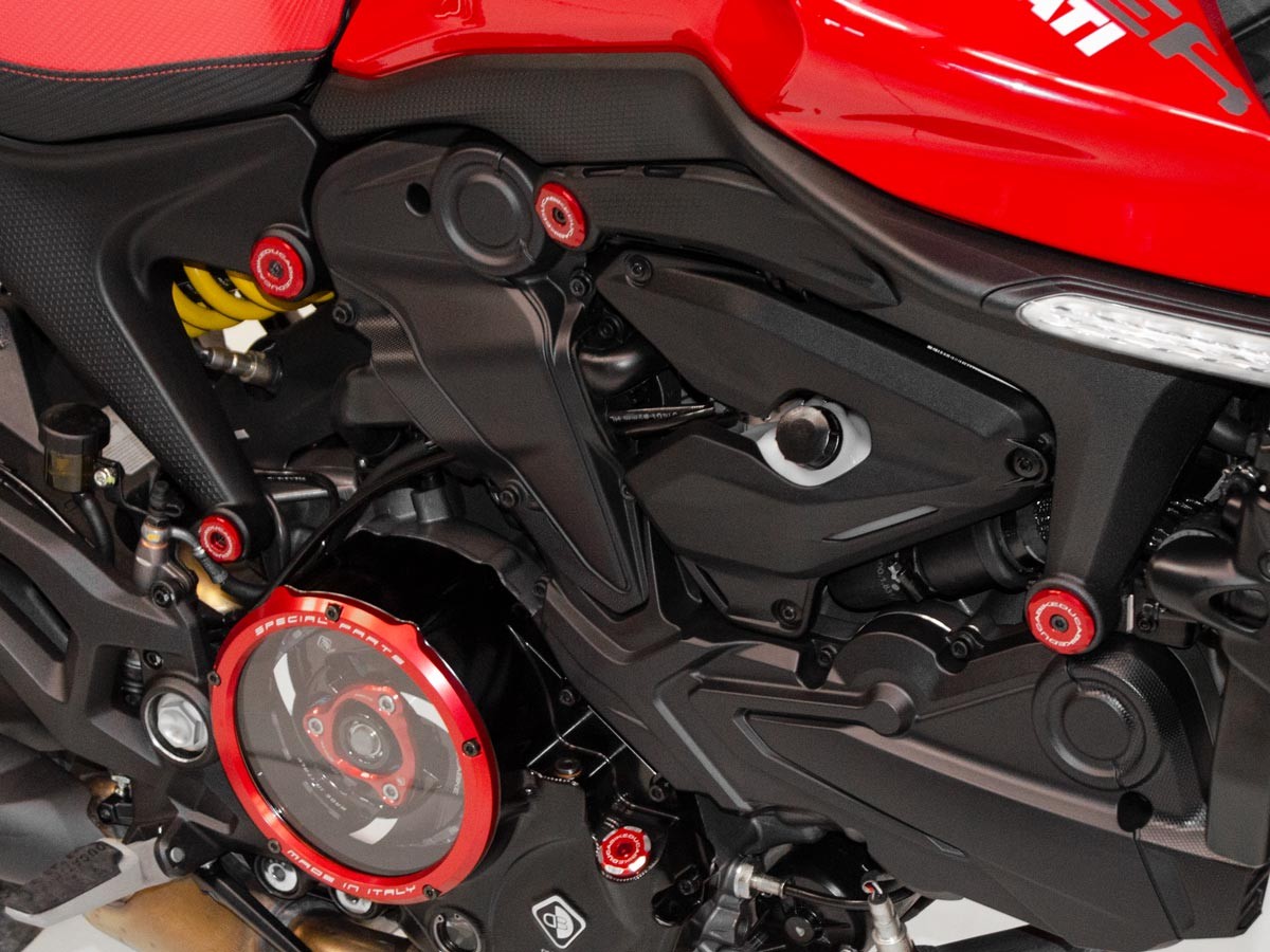 TTM9371 - DUCABIKE Ducati Monster 950 (2021+) Frame Plugs – Accessories in the Motodeal Motorcycle Aftermarket Accessories and Parts Online Shop