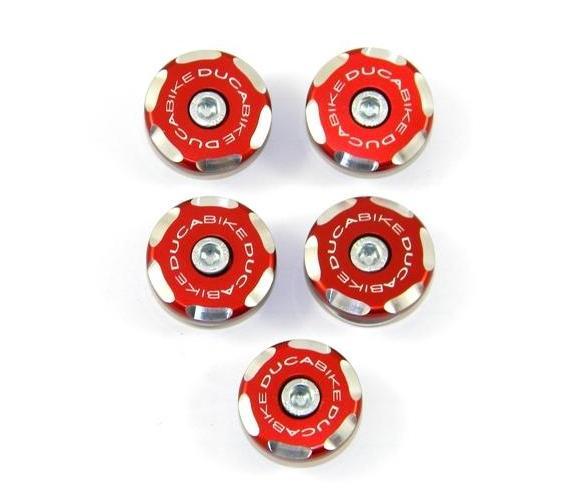 TTMTS02 - DUCABIKE Ducati Multistrada 1000/620/1100 Frame Plugs (bi-color) – Accessories in the Motodeal Motorcycle Aftermarket Accessories and Parts Online Shop