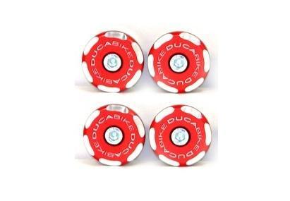 TTDES02 - DUCABIKE Ducati Scrambler Desert Sled Frame Plugs (bi-color) – Accessories in the Motodeal Motorcycle Aftermarket Accessories and Parts Online Shop