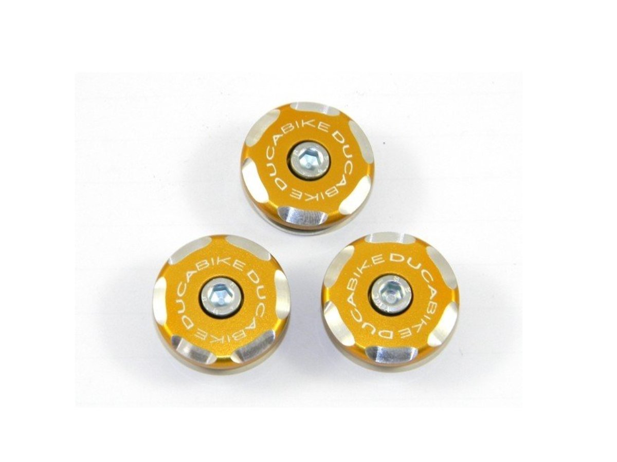 TTSCRA04 - DUCABIKE Ducati Scrambler 1100 Rear Frame Plugs (bi-color) – Accessories in the Motodeal Motorcycle Aftermarket Accessories and Parts Online Shop