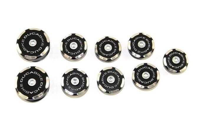 TTSF02 - DUCABIKE Ducati Streetfighter Frame Plugs (bi-color) – Accessories in the Motodeal Motorcycle Aftermarket Accessories and Parts Online Shop