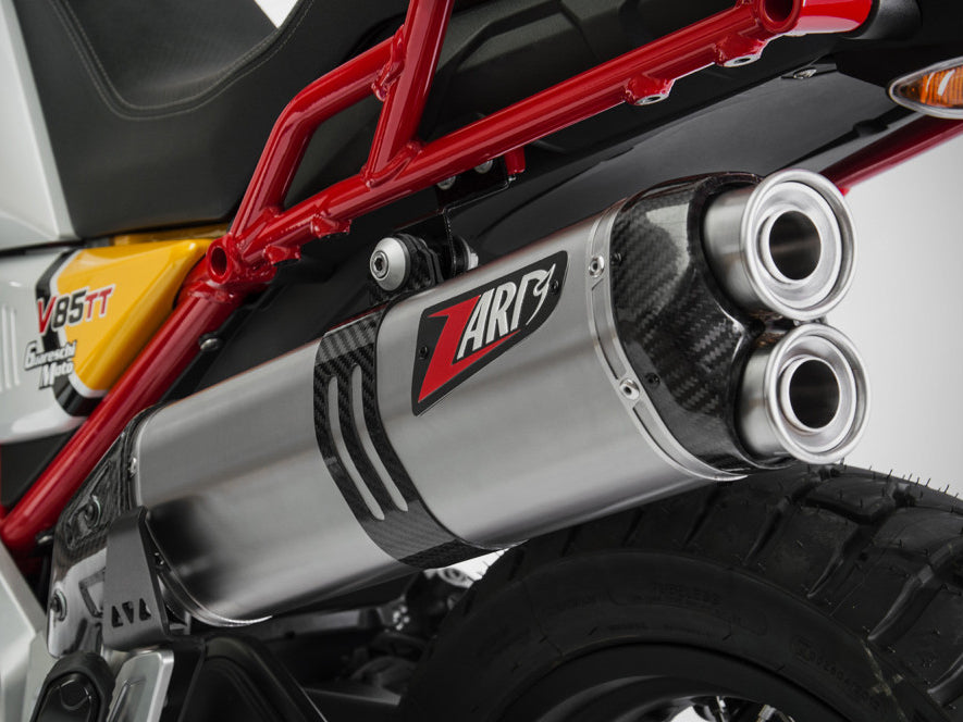 ZARD Moto Guzzi V85 TT (2019+) Slip-on Exhaust Kit – Accessories in the 2WheelsHero Motorcycle Aftermarket Accessories and Parts Online Shop