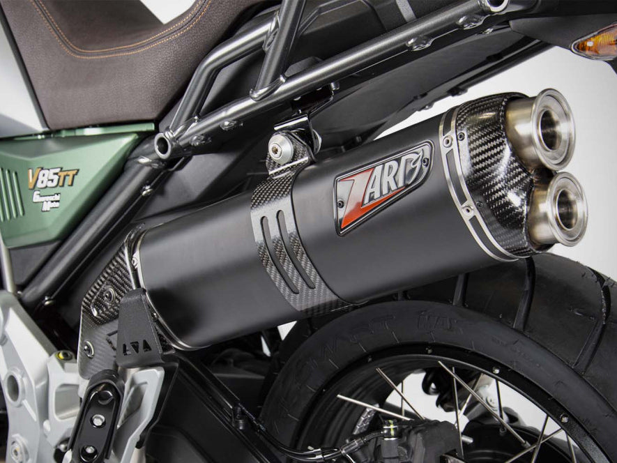 ZARD Moto Guzzi V85 TT (2019+) Slip-on Exhaust Kit – Accessories in the 2WheelsHero Motorcycle Aftermarket Accessories and Parts Online Shop
