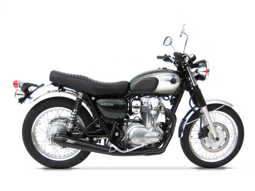 ZARD Kawasaki W800 (10/17) Full Exhaust System "Conical" – Accessories in the 2WheelsHero Motorcycle Aftermarket Accessories and Parts Online Shop