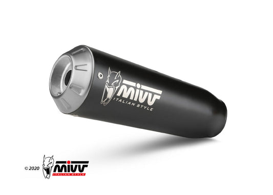 MIVV D.050 Ducati Scrambler 800 (21/22) Slip-on Exhaust "X-M1" (black; approved) – Accessories in the 2WheelsHero Motorcycle Aftermarket Accessories and Parts Online Shop