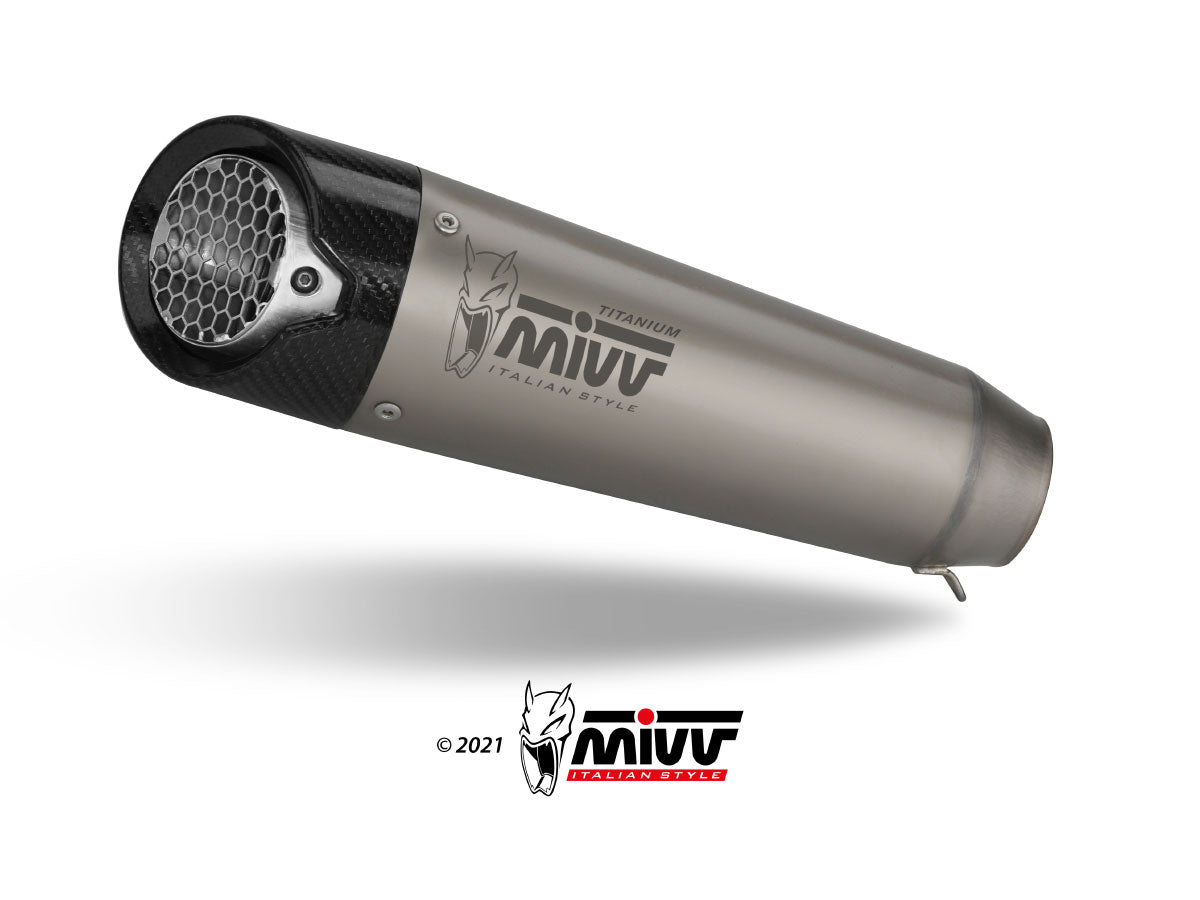 MIVV KT.026 KTM 1290 SUPERDUKE R ( 2020 / 23 ) Slip-on Exhaust "X-M5" (titanium; approved) – Accessories in the 2WheelsHero Motorcycle Aftermarket Accessories and Parts Online Shop