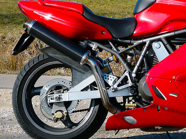 SPARK GDU0402 Ducati Supersport 750 / 900 Slip-on Exhaust "Round" (EU homologated; high position)