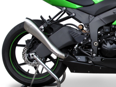 HP CORSE Kawasaki ZX-6R (09/15) Slip-on Exhaust "Hydroform Satin" (EU homologated)