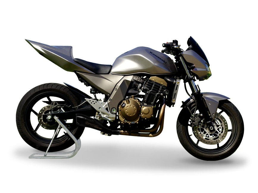 HP CORSE Kawasaki Z750 (04/06) Slip-on Exhaust "Hydroform Black" (EU homologated) – Accessories in MotoDeal – Motorcycle Accessories and Parts Online Shop