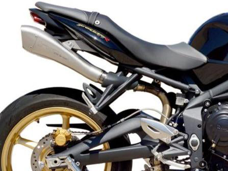 HP CORSE Triumph Street Triple (08/12) Dual Slip-on Exhaust "Hydroform Satin" (EU homologated) – Accessories in MotoDeal – Motorcycle Accessories and Parts Online Shop