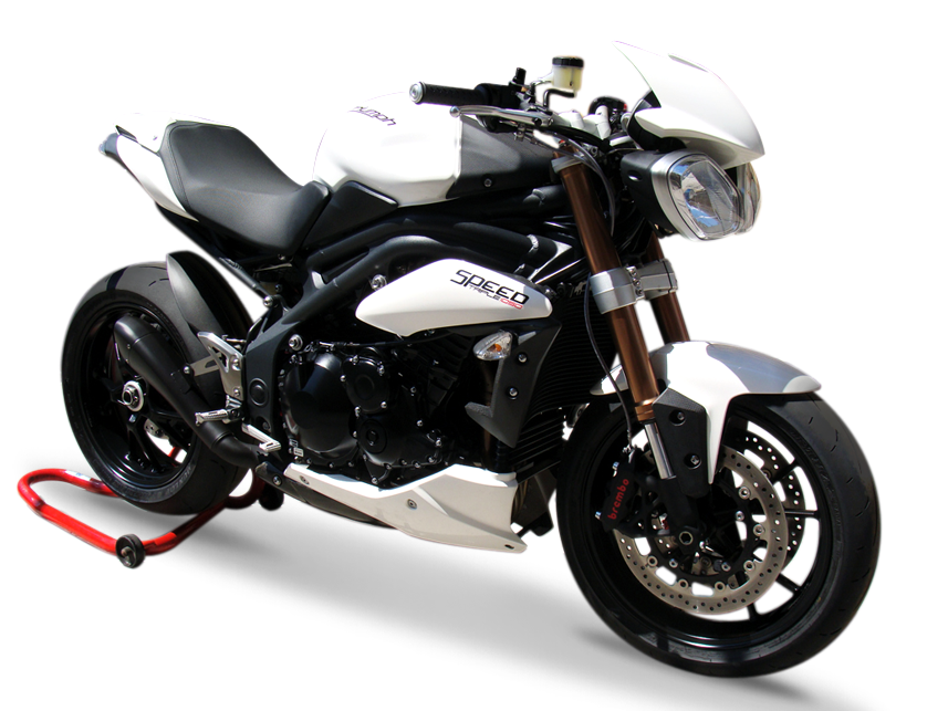 HP CORSE Triumph Speed Triple 1050 (11/15) Slip-on Exhaust "Hydroform Black" (EU homologated) – Accessories in MotoDeal – Motorcycle Accessories and Parts Online Shop