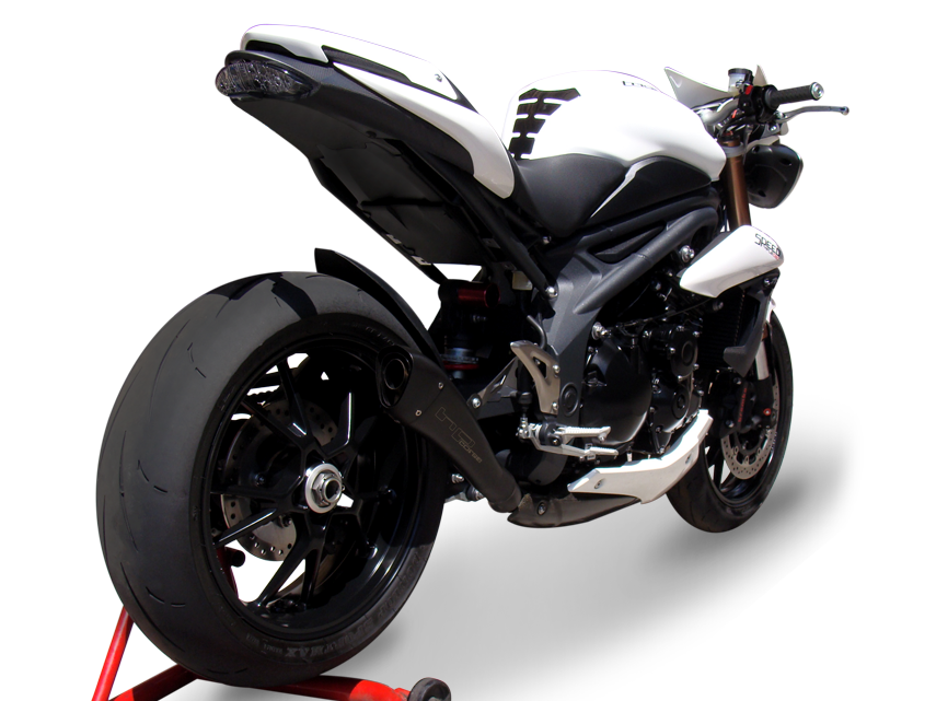 HP CORSE Triumph Speed Triple 1050 (11/15) Slip-on Exhaust "Hydroform Black" (EU homologated) – Accessories in MotoDeal – Motorcycle Accessories and Parts Online Shop