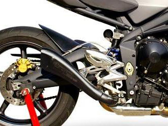 HP CORSE Triumph Street Triple (08/12) Slip-on Exhaust "Hydroform Black" (EU homologated) – Accessories in MotoDeal – Motorcycle Accessories and Parts Online Shop