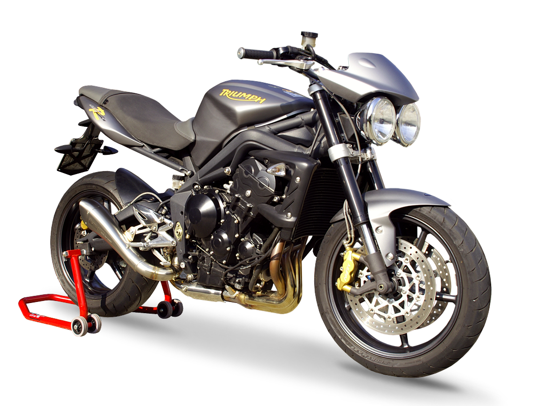 HP CORSE Triumph Street Triple (08/12) Slip-on Exhaust "Hydroform Satin" (EU homologated) – Accessories in MotoDeal – Motorcycle Accessories and Parts Online Shop