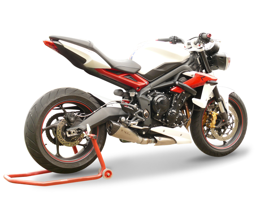 HP CORSE Triumph Street Triple (13/16) Slip-on Exhaust "Evoxtreme Satin" (EU homologated) – Accessories in MotoDeal – Motorcycle Accessories and Parts Online Shop