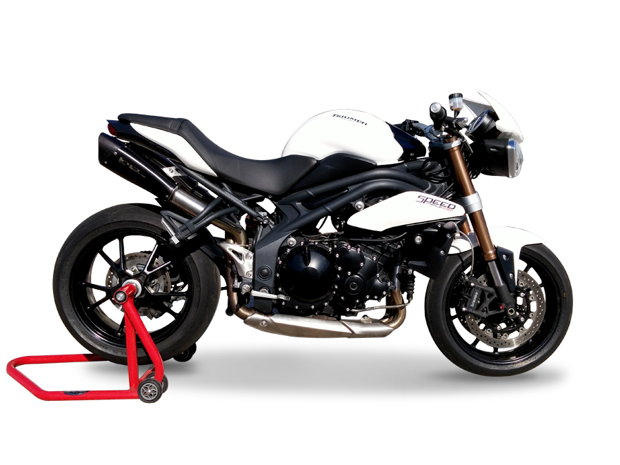 HP CORSE Triumph Speed Triple 1050 (11/15) Dual Slip-on Exhaust "Evoxtreme Black" (EU homologated) – Accessories in MotoDeal – Motorcycle Accessories and Parts Online Shop