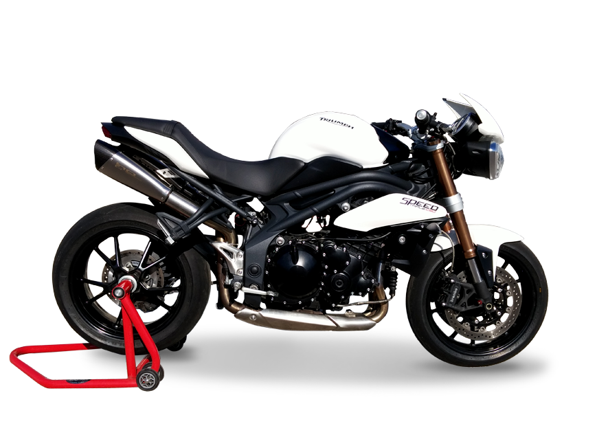 HP CORSE Triumph Speed Triple 1050 (11/15) Dual Slip-on Exhaust "Evoxtreme Satin" (EU homologated) – Accessories in MotoDeal – Motorcycle Accessories and Parts Online Shop