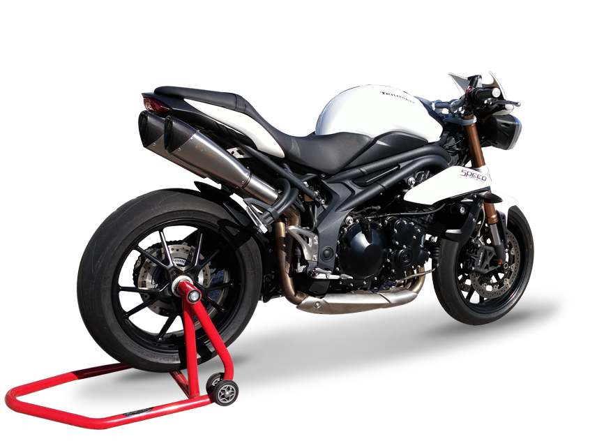 HP CORSE Triumph Speed Triple 1050 (11/15) Dual Slip-on Exhaust "Evoxtreme Satin" (EU homologated) – Accessories in MotoDeal – Motorcycle Accessories and Parts Online Shop