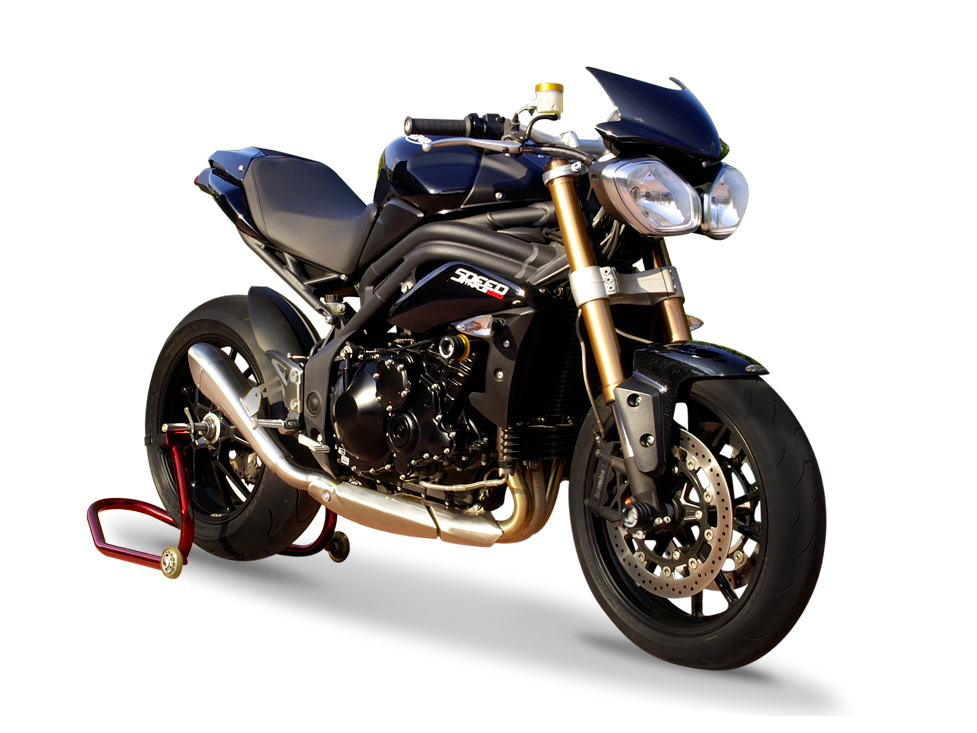 HP CORSE Triumph Speed Triple 1050 (11/15) Slip-on Exhaust "Hydroform Satin" (EU homologated) – Accessories in MotoDeal – Motorcycle Accessories and Parts Online Shop