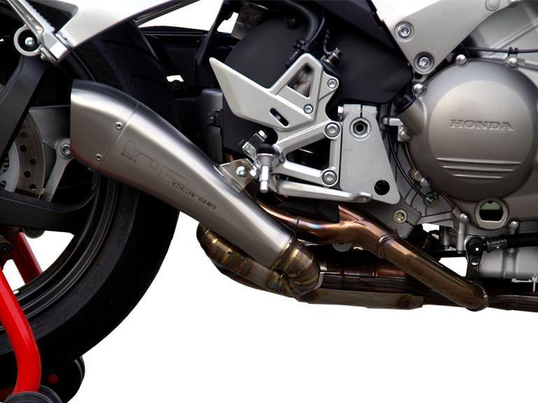 HP CORSE Honda VFR800X Crossrunner (11/14) Slip-on Exhaust "Hydroform Satin" (EU homologated) – Accessories in MotoDeal – Motorcycle Accessories and Parts Online Shop