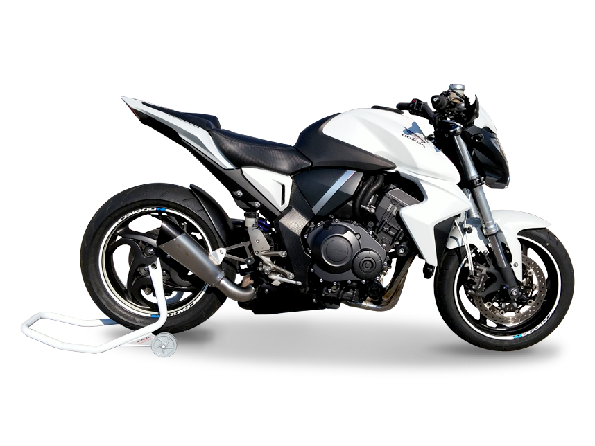 HP CORSE Honda CB1000R Slip-on Exhaust "Evoxtreme Satin Single" (high position) – Accessories in MotoDeal – Motorcycle Accessories and Parts Online Shop