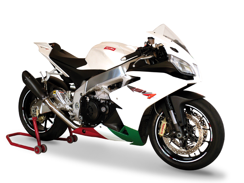 HP CORSE Aprilia RSV4 (09/14) Slip-on Exhaust "Evoxtreme 310 Black" (EU homologated)