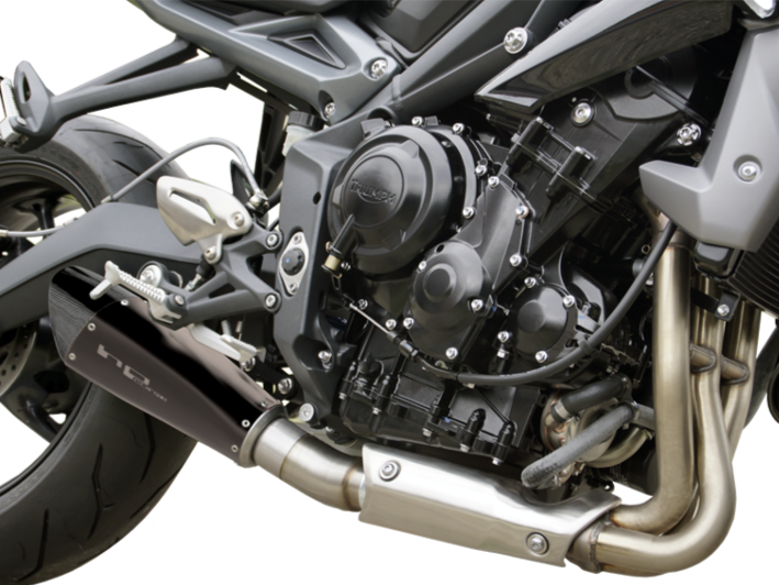 HP CORSE Triumph Street Triple (13/16) Slip-on Exhaust "Evoxtreme Black" (EU homologated) – Accessories in MotoDeal – Motorcycle Accessories and Parts Online Shop