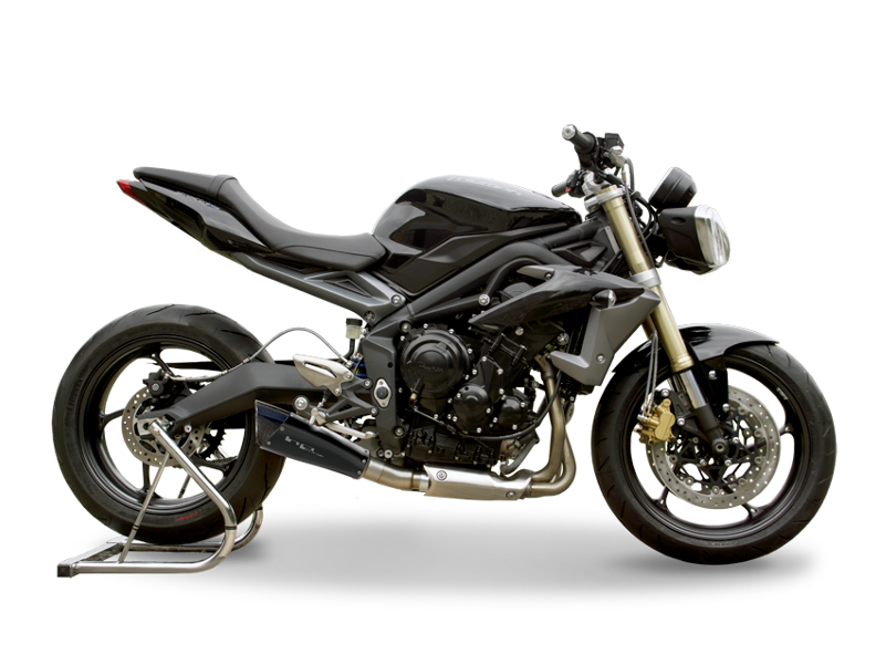 HP CORSE Triumph Street Triple (13/16) Slip-on Exhaust "Evoxtreme Black" (EU homologated) – Accessories in MotoDeal – Motorcycle Accessories and Parts Online Shop