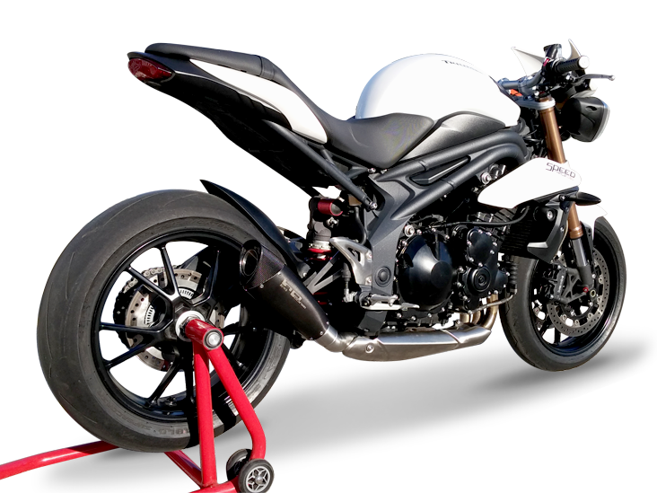 HP CORSE Triumph Speed Triple 1050 (11/15) Slip-on Exhaust "Evoxtreme Black" (EU homologated) – Accessories in MotoDeal – Motorcycle Accessories and Parts Online Shop