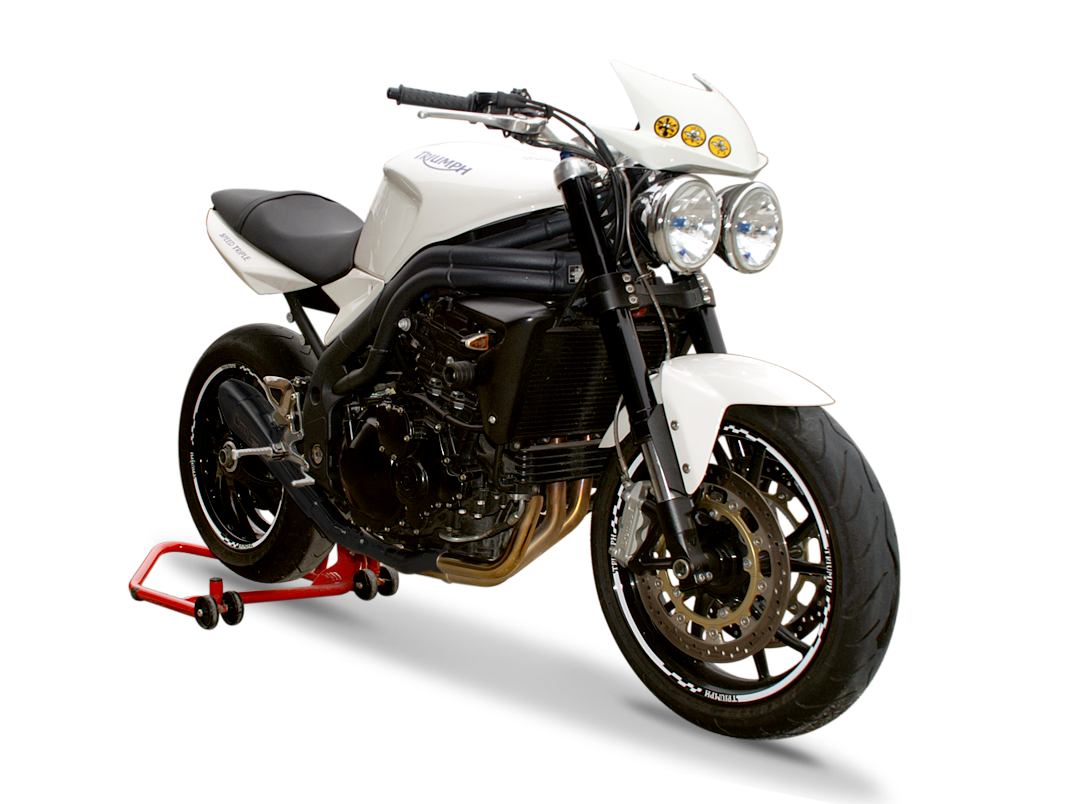 HP CORSE Triumph SPEED TRIPLE 1050 (08/10) Slip-on Exhaust "Hydroform Black" (EU homologated) – Accessories in MotoDeal – Motorcycle Accessories and Parts Online Shop