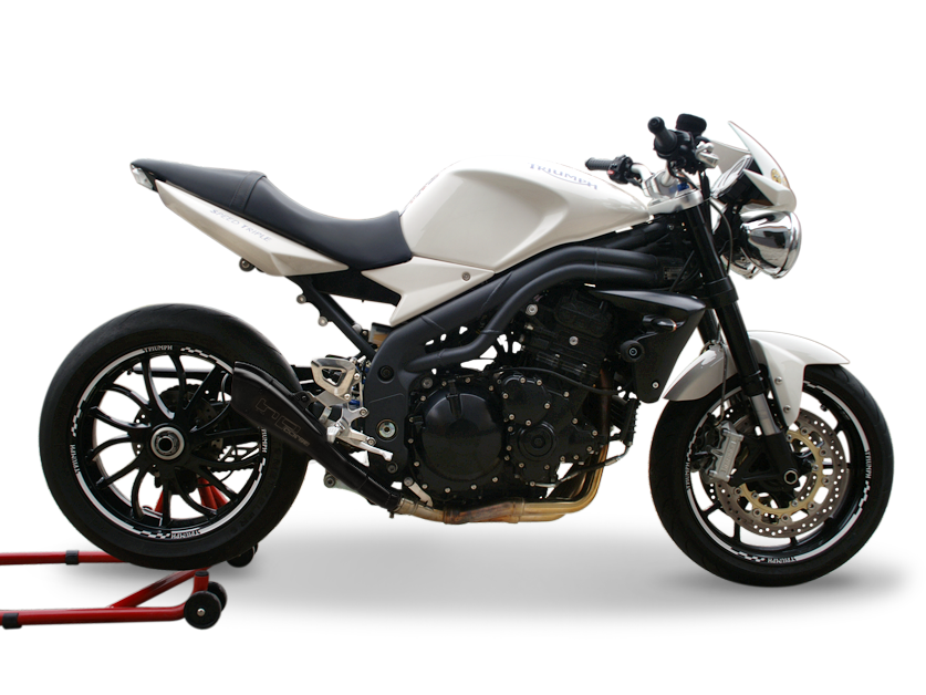 HP CORSE Triumph SPEED TRIPLE 1050 (08/10) Slip-on Exhaust "Hydroform Black" (EU homologated) – Accessories in MotoDeal – Motorcycle Accessories and Parts Online Shop