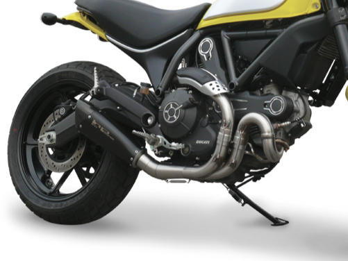 HP CORSE Ducati Scrambler 800 Slip-on Exhaust "Evoxtreme 260 Black" (EU homologated)