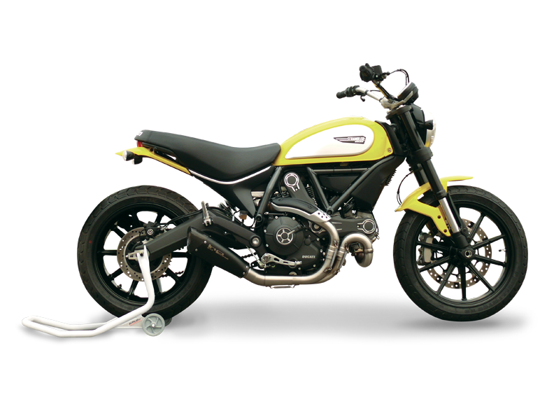 HP CORSE Ducati Scrambler 800 Slip-on Exhaust "Evoxtreme 260 Black" (EU homologated)