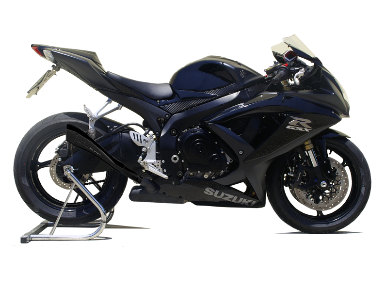 HP CORSE Suzuki GSX-R600 / GSX-R750 (08/10) Slip-on Exhaust "Hydroform Black" (EU homologated) – Accessories in MotoDeal – Motorcycle Accessories and Parts Online Shop