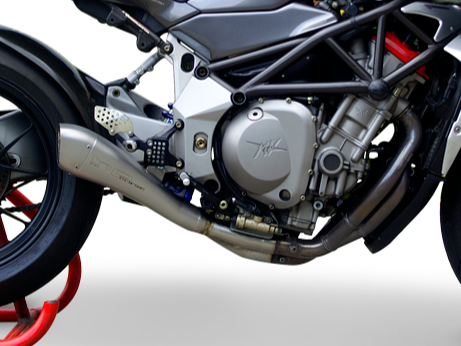 HP CORSE MV Agusta Brutale 910/750 Slip-on Exhaust "Hydroform Satin" (EU homologated)