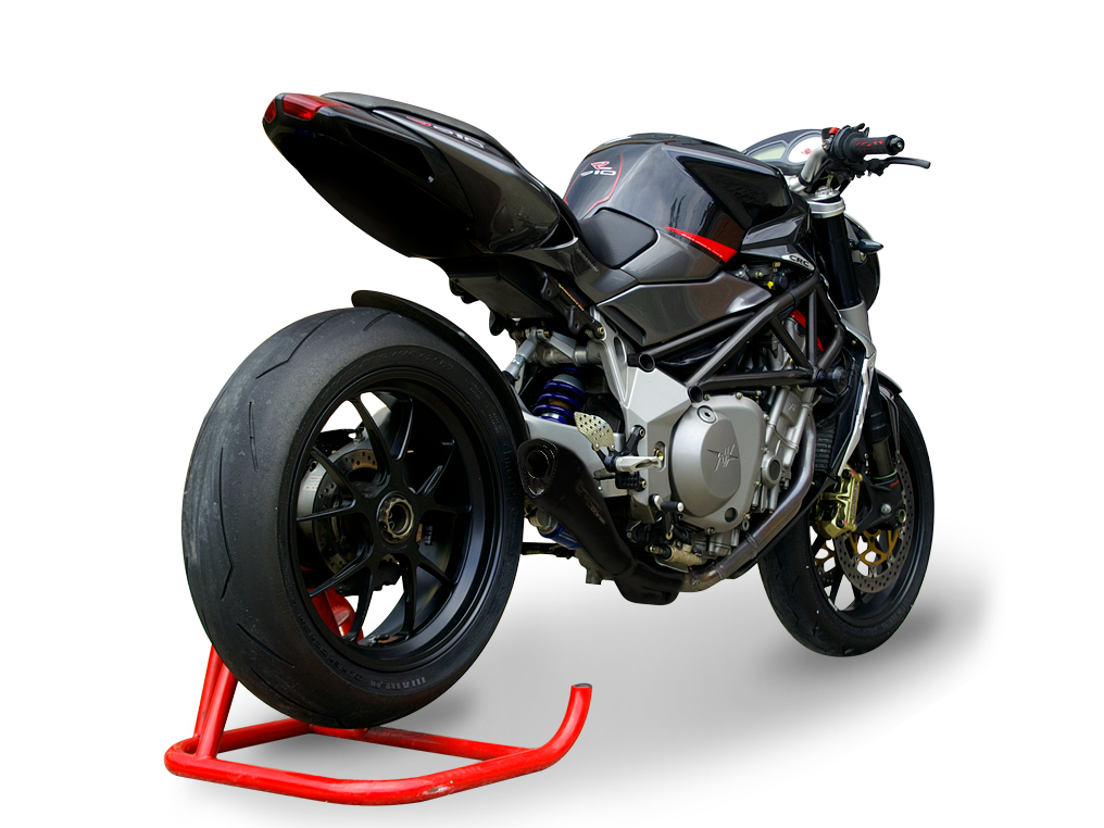 HP CORSE MV Agusta Brutale 910/750 Slip-on Exhaust "Hydroform Black" (EU homologated)