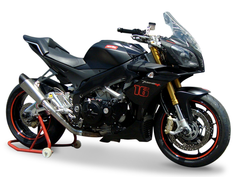 HP CORSE Aprilia Tuono V4 (11/14) Slip-on Exhaust "Evoxtreme 310 Satin" (EU homologated)