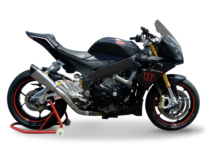 HP CORSE Aprilia Tuono V4 (11/14) Slip-on Exhaust "Evoxtreme 310 Satin" (EU homologated)