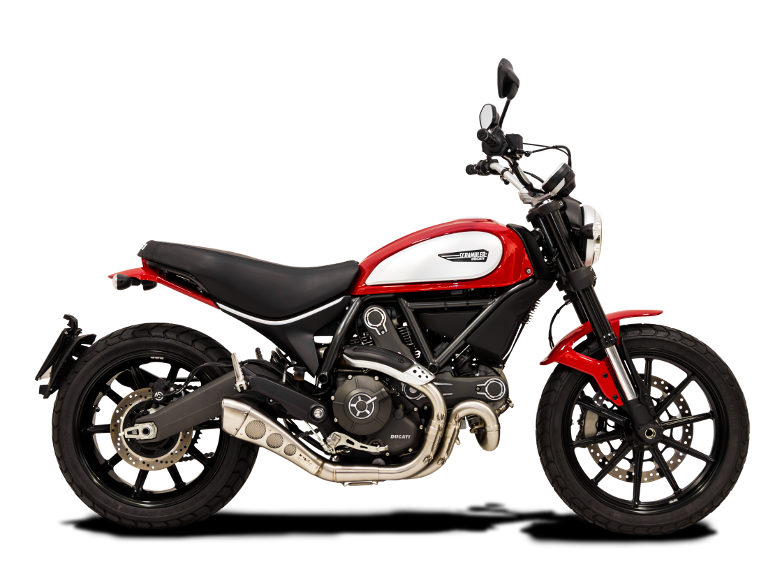 HP CORSE Ducati Scrambler 800 Slip-on Exhaust "Hydroform Satin" (EU homologated)